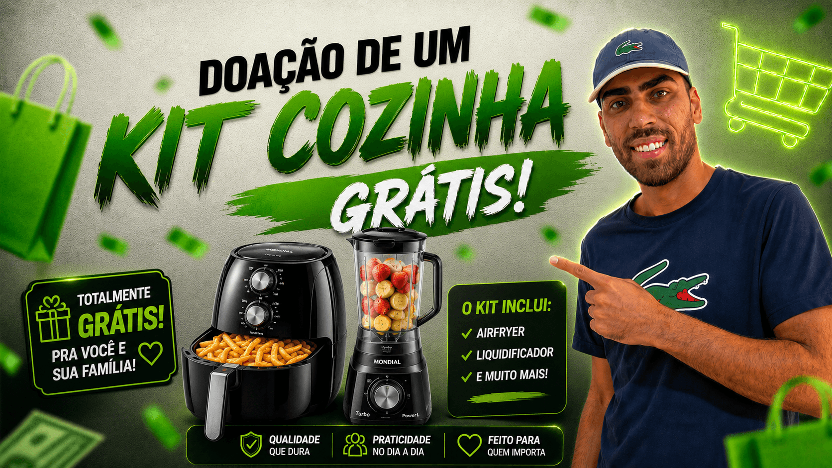 Doação do KIT Cozinha