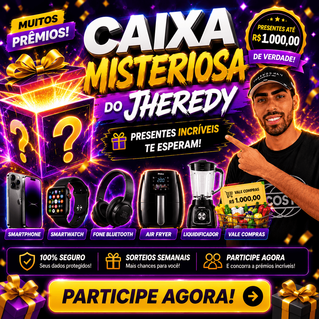 Caixa Misteriosa de Mil Reais