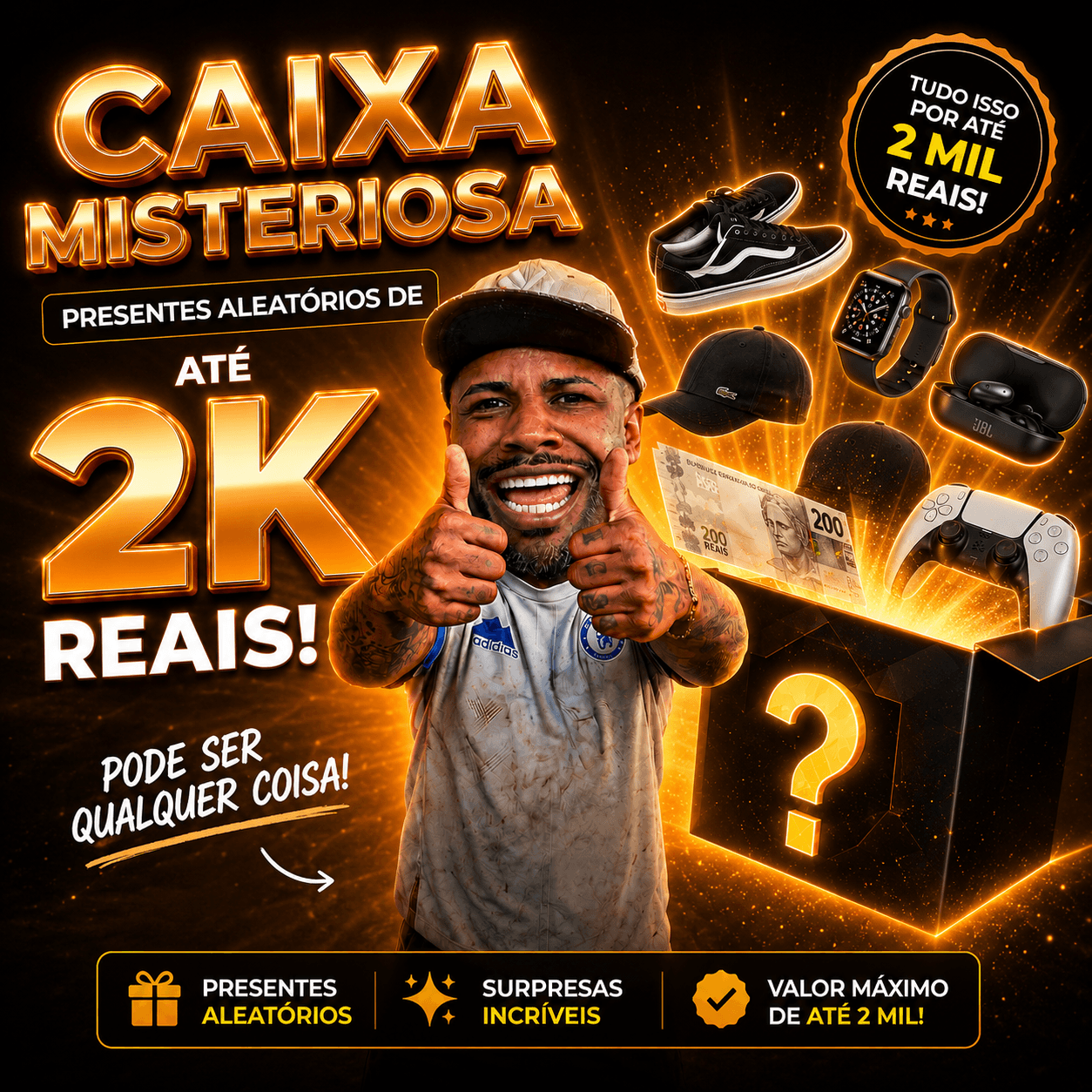Caixa Misteriosa de 2 Mil Reais