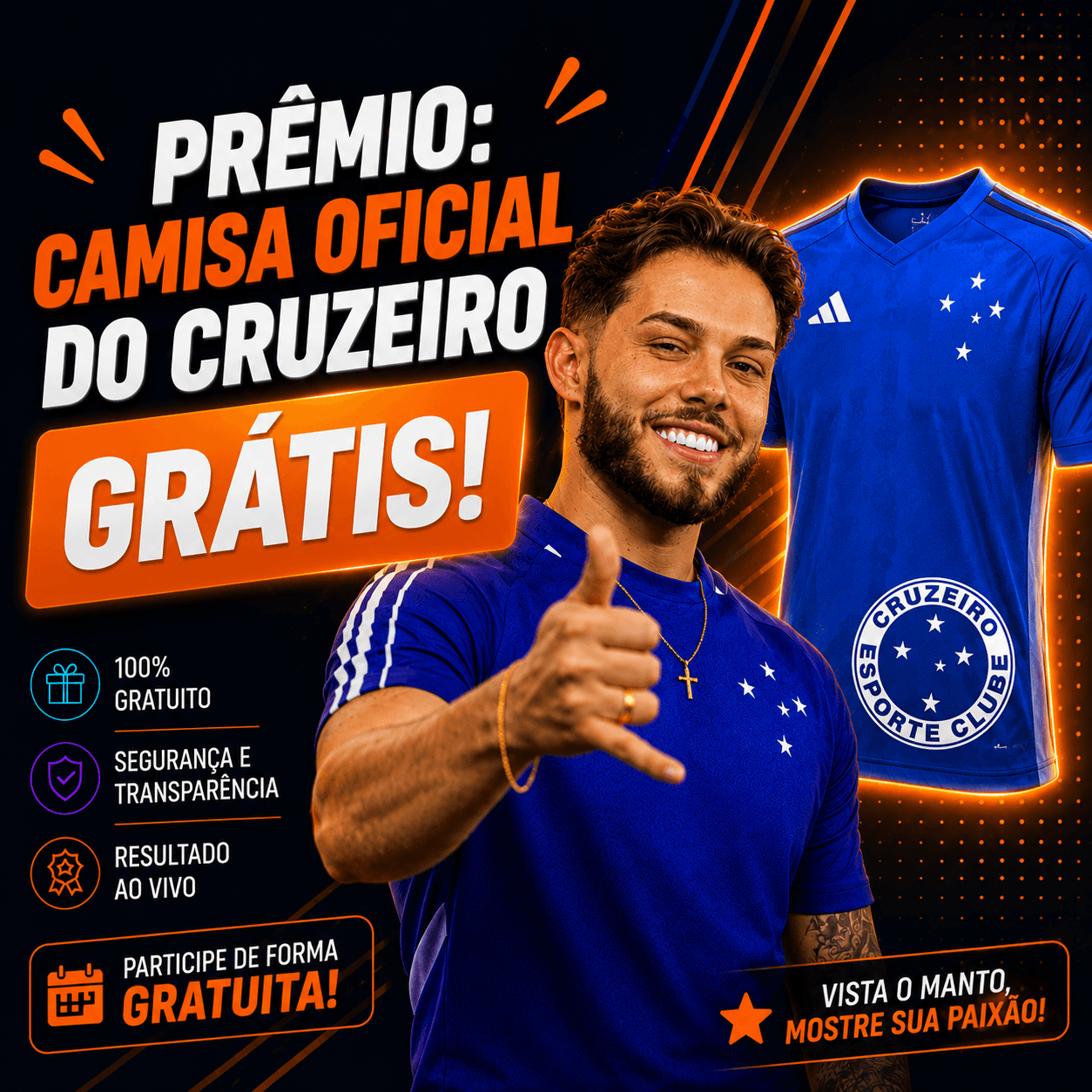 Camisa Oficial do Cruzeiro