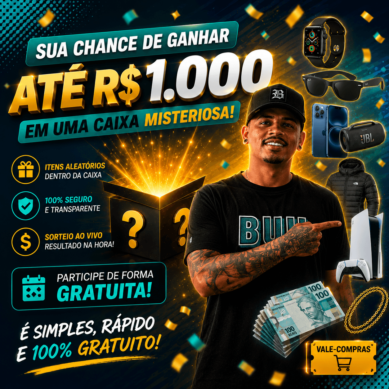 Caixa Misteriosa de Mil Reais