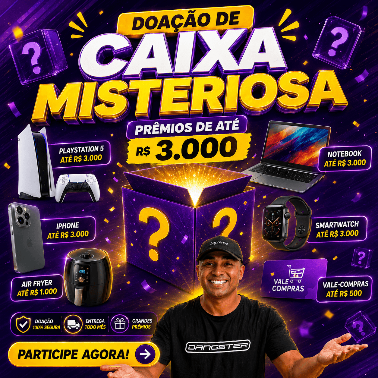 Caixa Misteriosa de 3 Mil Reais